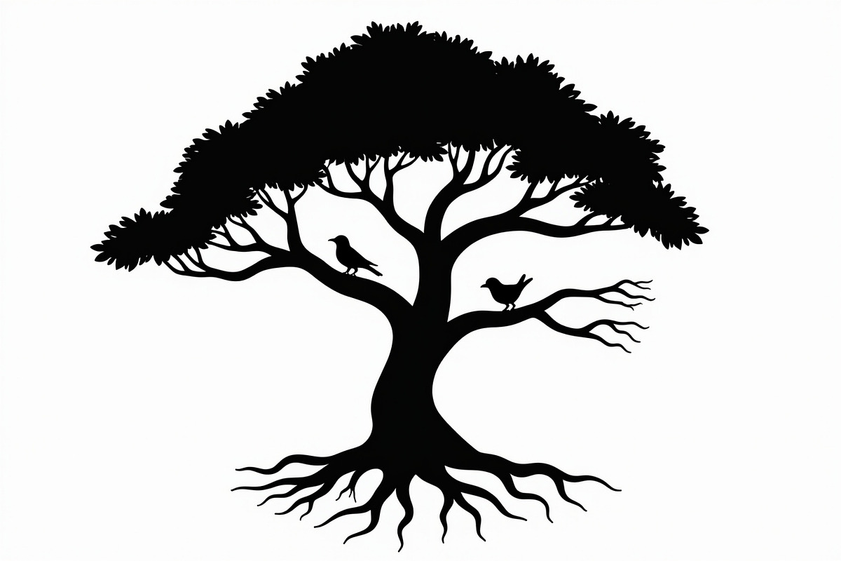 Nature Organic Tree Root Graphic, an Illustration by Designs_River (Photo 4 of 13)