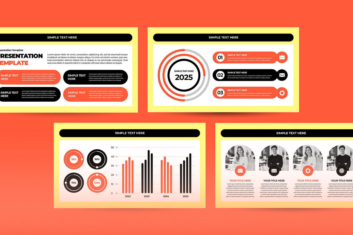 Business Plan PowerPoint Template, a Presentation Template by CreativeUP (Photo 4 of 6)