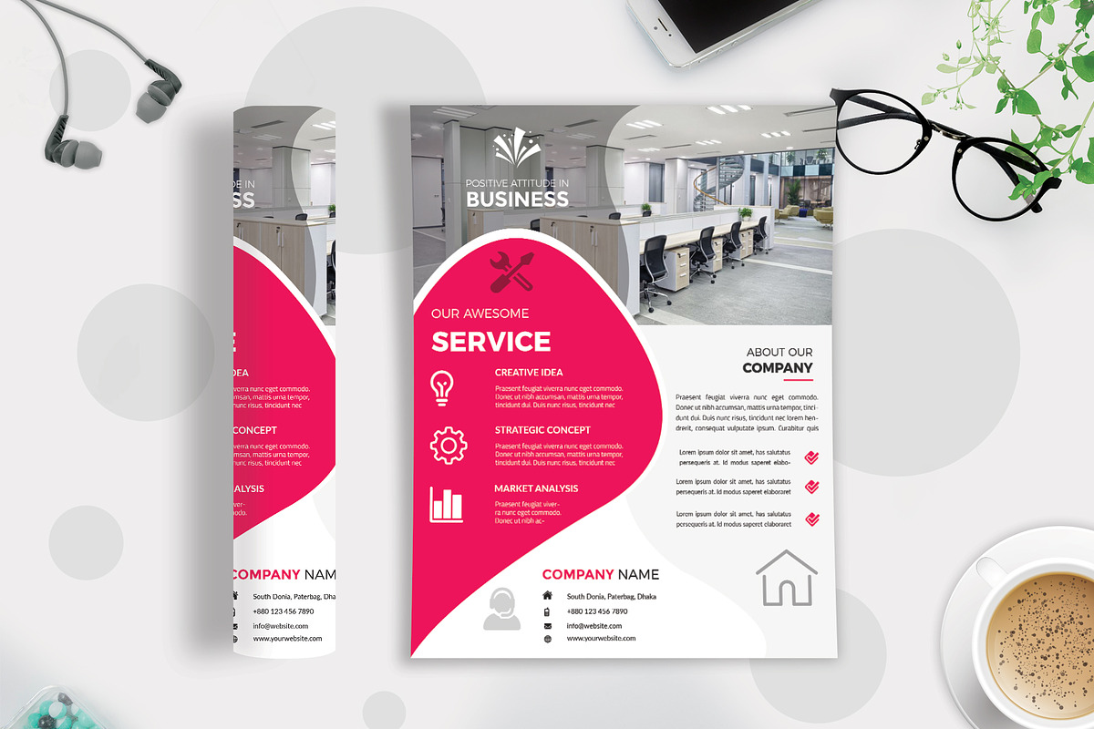 50+ Business Flyers Bundle, a Flyer Template by Imagine Design Studio (Photo 11 of 52)