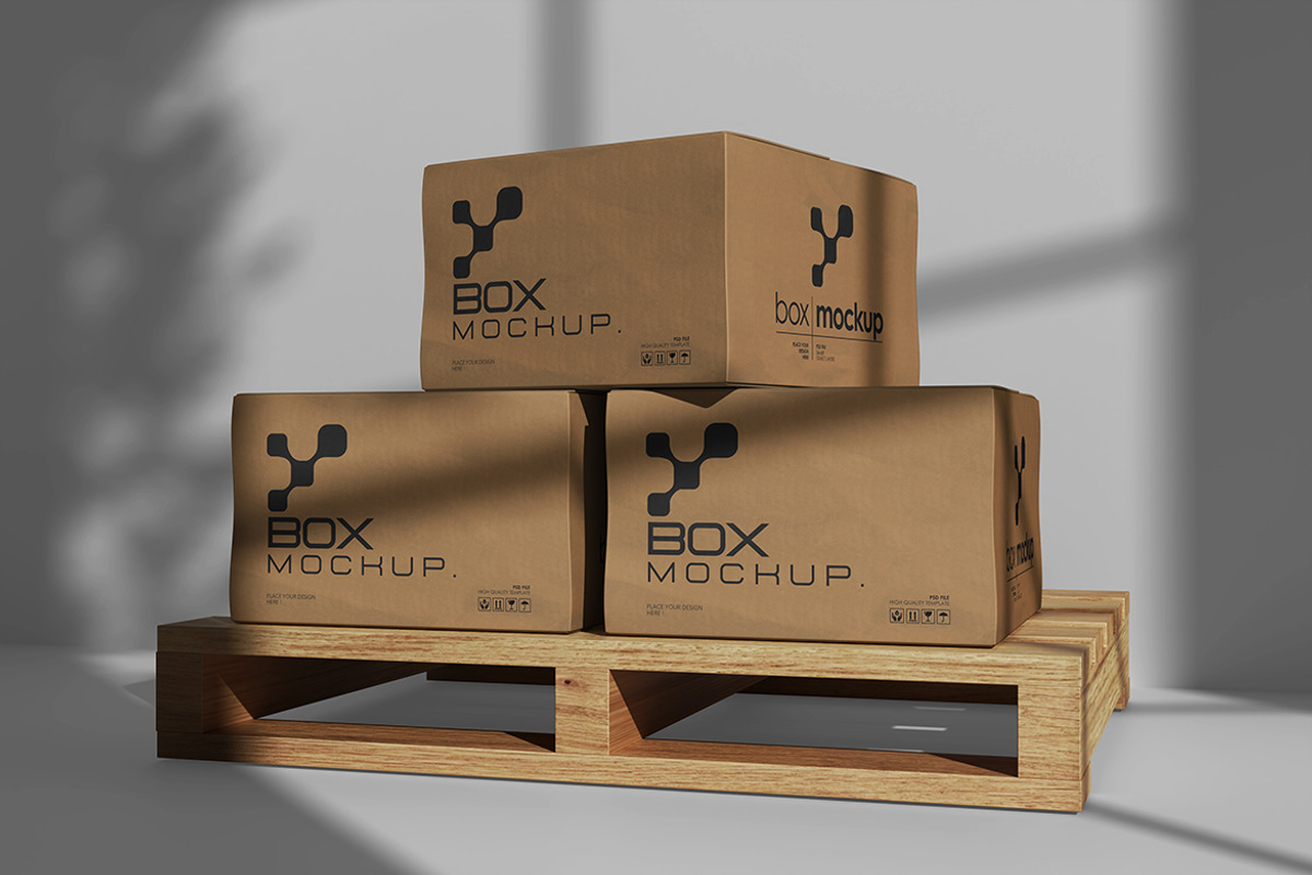 Box Mockup For Branding, an Advertising Mockup by bimockup (Photo 6 of 6)