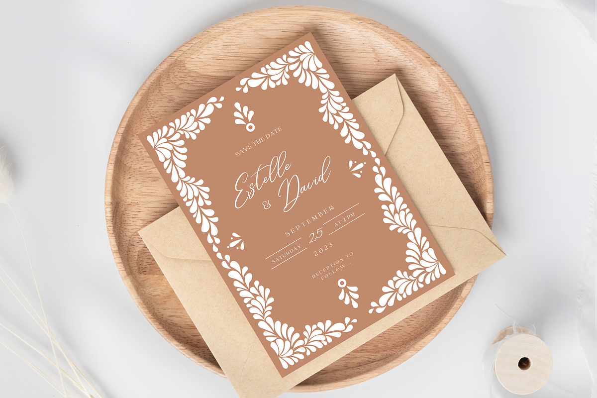 Talavera Wedding Invitations, a Templates & Theme by Akbaly (Photo 4 of 12)
