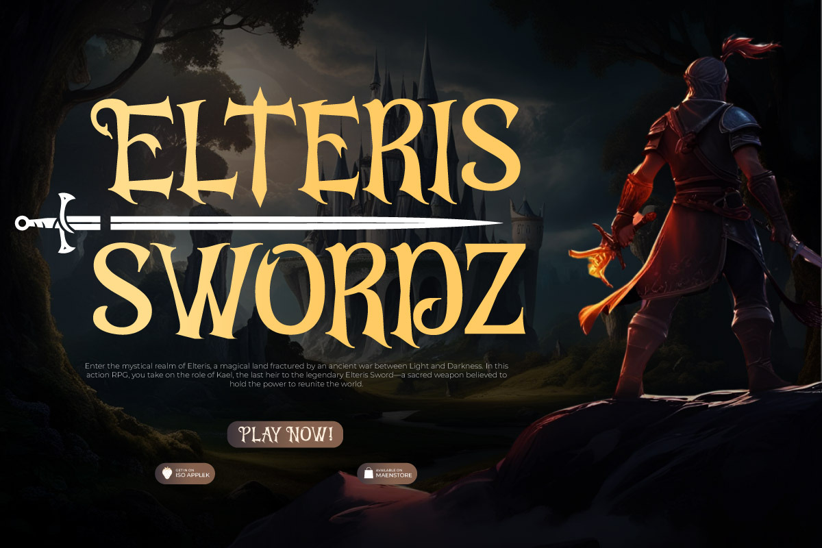 Khan Blade - Fantasy Game Font, a Serif Font by twinstd (Photo 3 of 9)