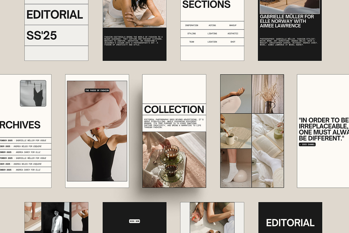 Editorial Instagram Story Templates, a Social Media Template by Moscovita Studio (Photo 5 of 10)