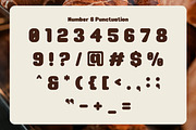 Naria - Retro Bold Display Font, a Sans Serif Font by Flawless And Co (Thumbnail 8 of 10)