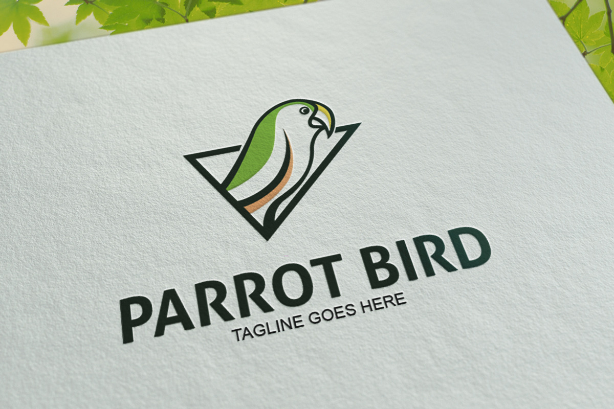 Parrot Bird Logo Template, a Branding & Logo Template by Twelve.std (Photo 1 of 3)