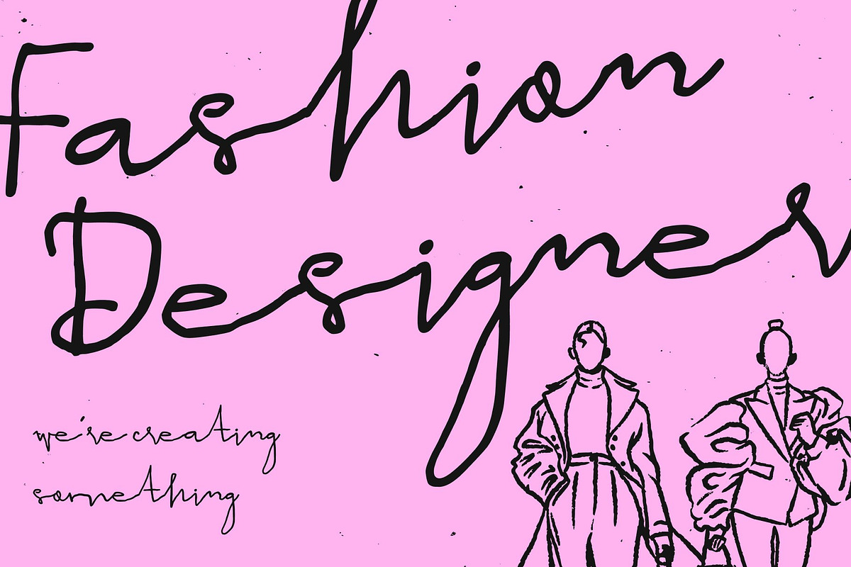 Raw Handwritten Script Bundle, a Script Font by Craft Supply Co. (Photo 5 of 11)