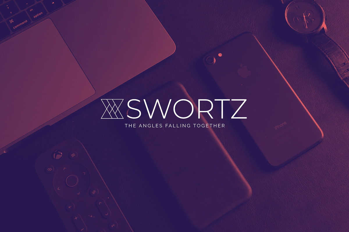 SWORTZ MINIMAL LOGO DESIGN, a Branding & Logo Template by Conflutech Designs (Photo 1 of 3)