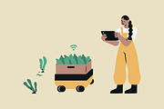 Agriculture Technology Illustration, a Technology Illustration by Jump Studio (Thumbnail 7 of 10)