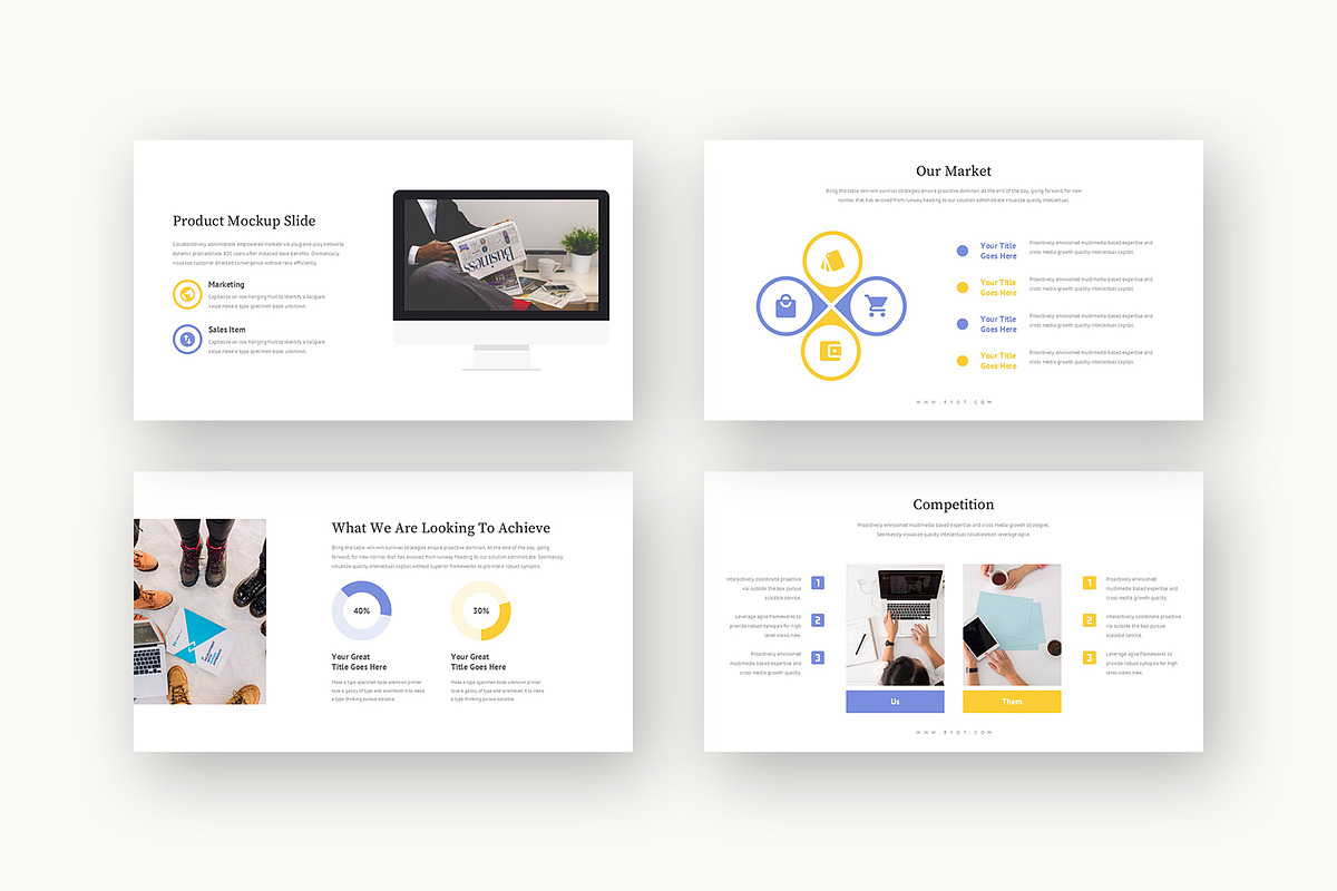 Ryot : Business Pitch Google Slides, a Presentation Template by Punkl Camp (Photo 7 of 16)