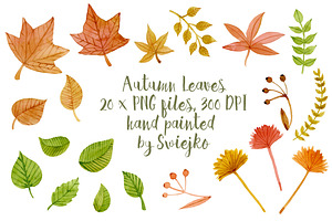 Autumn Leaves, Clipart