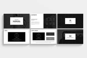 Simple Brand Manual Presentation