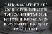 Ooblast Display Font Christmas, a Sans Serif Font by Maulana Creative (Thumbnail 6 of 7)