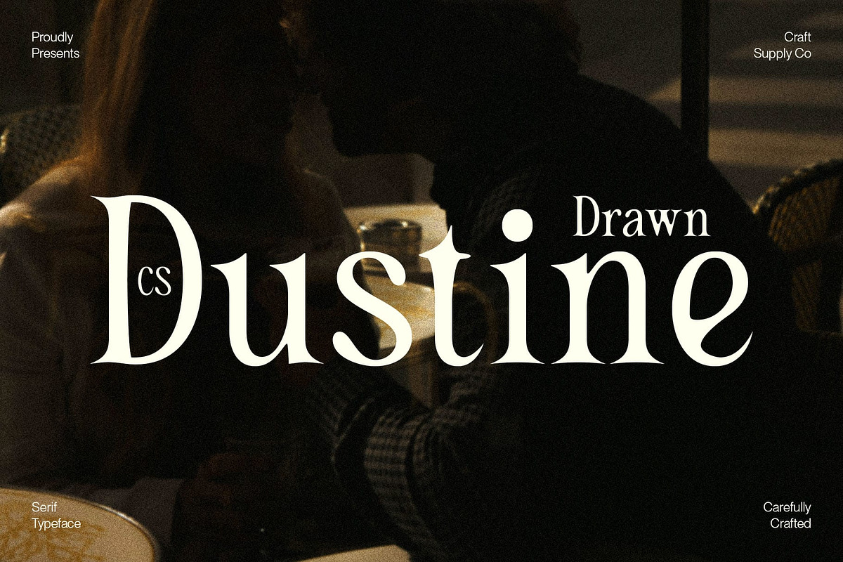 CS Dustine Drawn, a Serif Font by Craft Supply Co. (Photo 1 of 8)