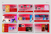 Red Creative Google Slides Template, a Presentation Template by fluffstudio (Thumbnail 3 of 4)