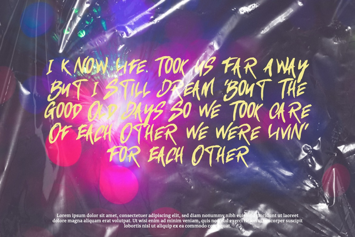Rofas Brush - Dry Brush Font, a Handwritten Font by Dhabee (Photo 2 of 15)