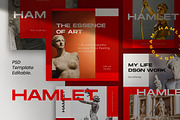 Hamlet - Social Media KIT Bundle, a Social Media Template by Dirtytemp Studio (Thumbnail 9 of 14)