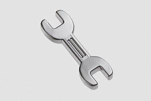 Wrench, an Object 3D Model by fahad121