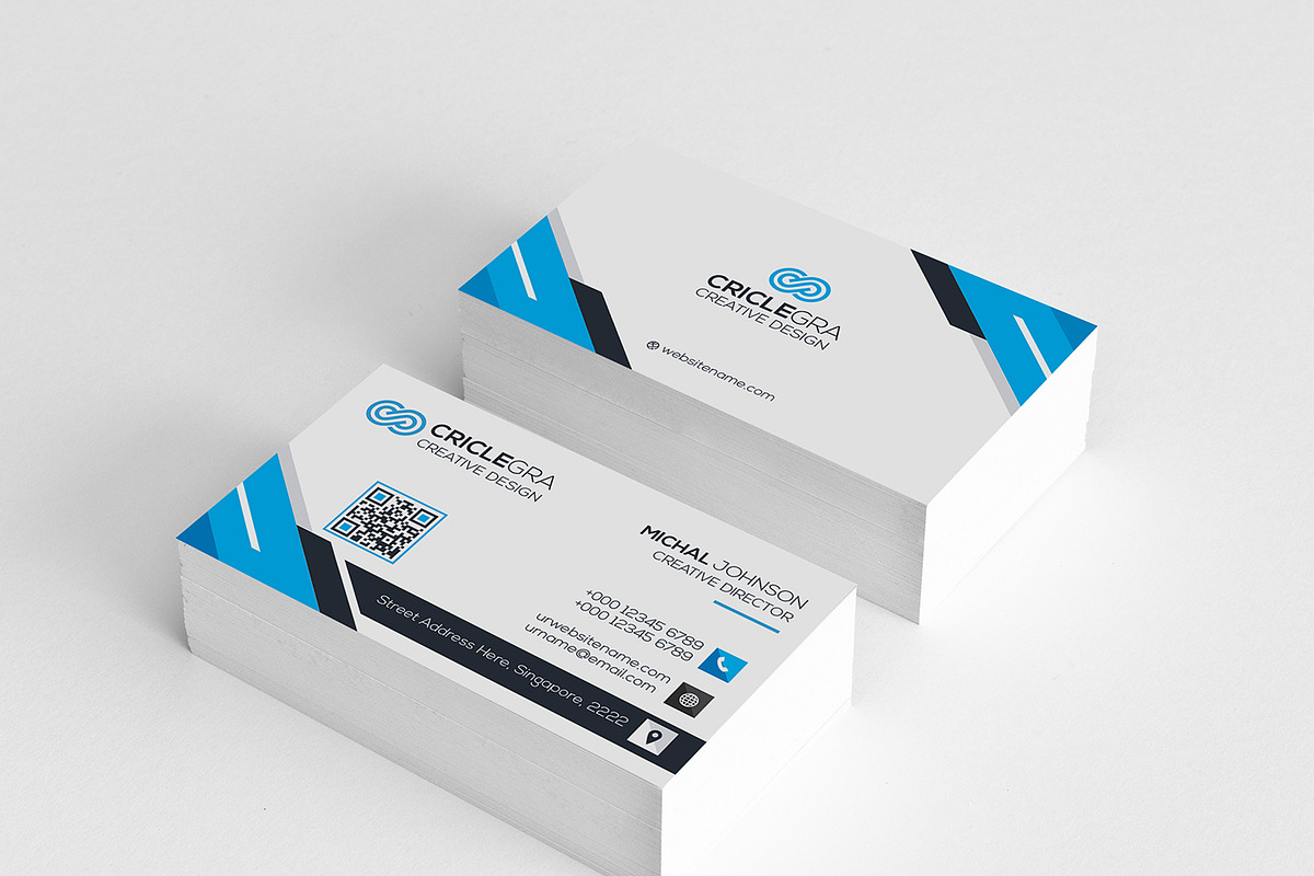 Corporate Business Card, a Business Card Template by GenerousArt (Photo 1 of 5)