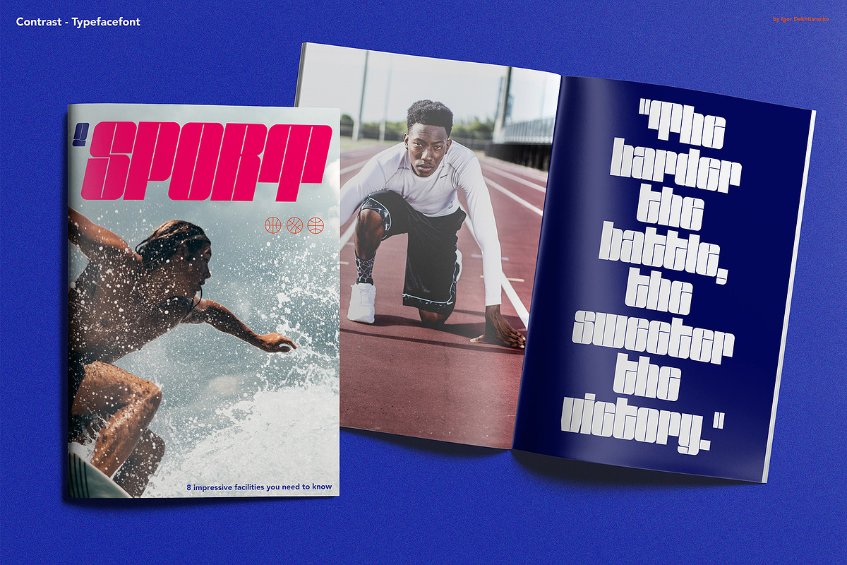 Contrast Font + Extras, a Sans Serif Font by Renko (Photo 12 of 17)