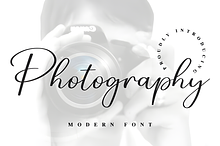 Photography Font Font