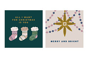 Christmas holiday card designs set, a Seasonal Illustration by Good Studio (Thumbnail 3 of 12)