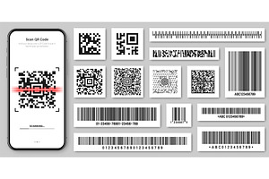 Product Barcodes And QR Codes