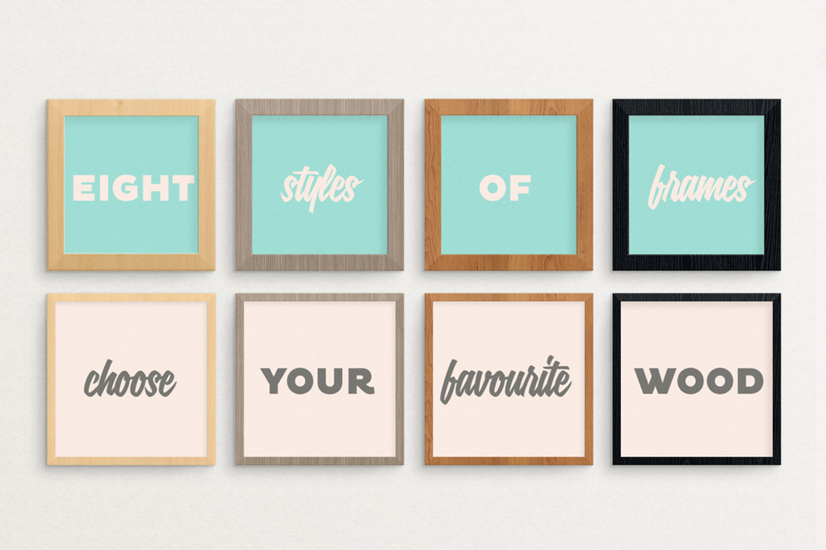 Poster Frame Mockup – fits ALL sizes, a Print Template by w/studio (Photo 4 of 5)