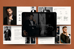 Men Sleek Media Kit for Canva