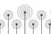 Dandelion + pattern, a Background Graphic by Volyk (Thumbnail 4 of 4)