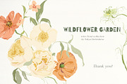 Wildflower garden retro flowers, a Decorative Illustration by Yuliya Derbisheva (Thumbnail 12 of 12)