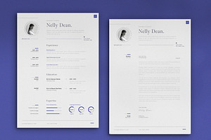 Elegant Resume with Cover Letter, a Resume Template by wavebreak