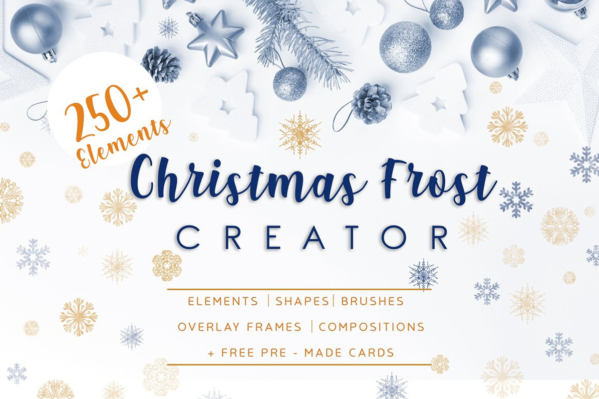 Christmas Frost Creator AI & PS, a Texture Illustration by Design Unique (Photo 1 of 13)