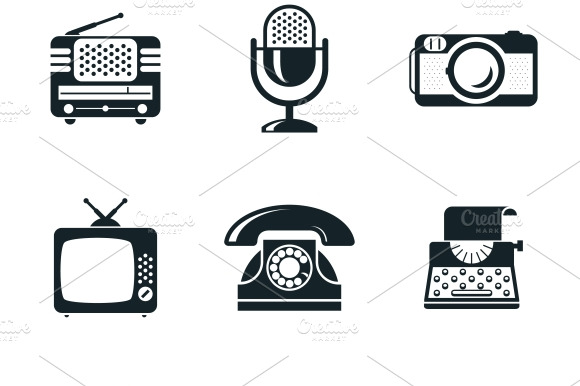 Vintage Device Icons
