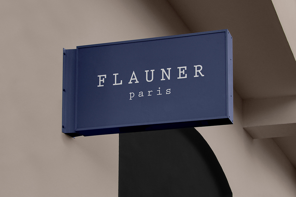 Logo Mockup Modern Hanging Sign, an Advertising Mockup by Asylab (Photo 1 of 5)
