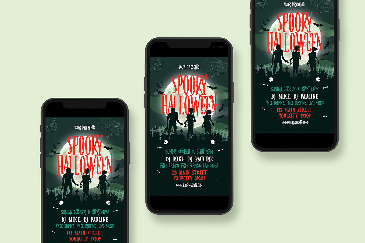 Halloween NIght Flyer, a Flyer Template by Creativestoree (Photo 3 of 5)