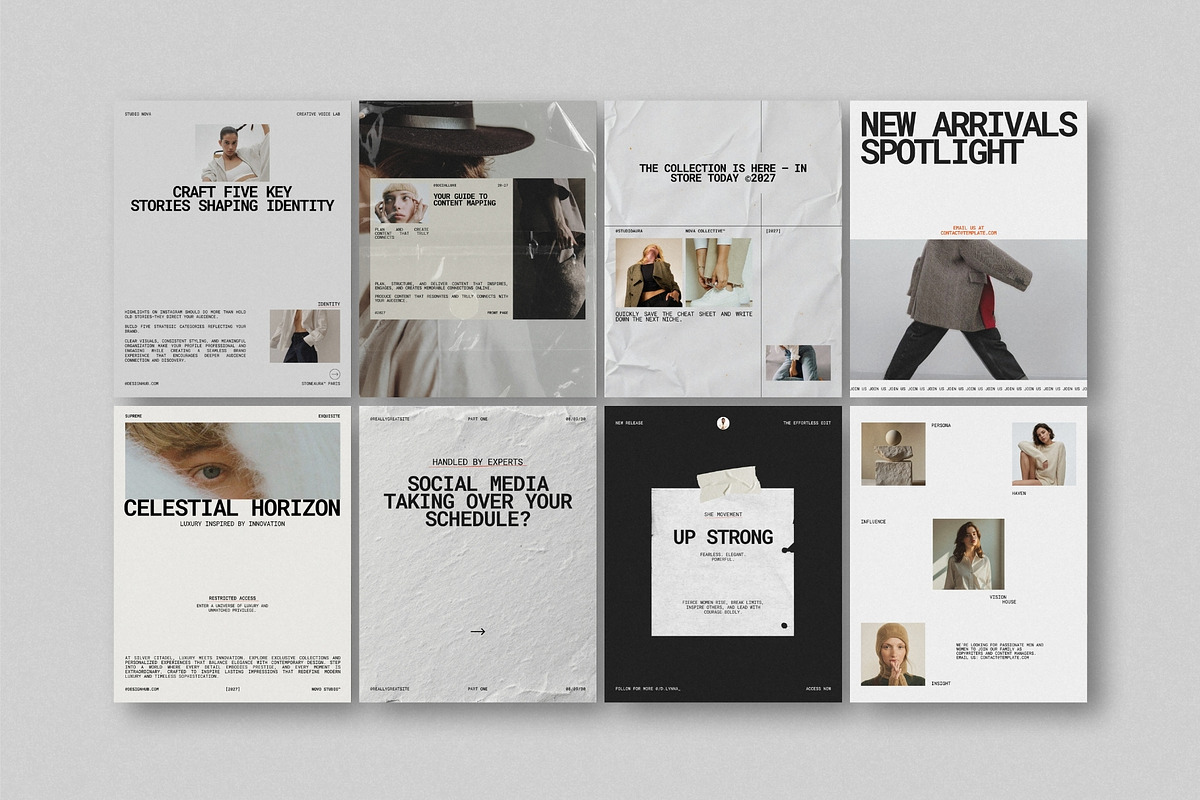 ZENO | Instagram Post & Story (III), a Social Media Template by The Aesthetic Studio (Photo 3 of 10)