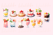 Sweet Delights Clipart Pack, a Food Illustration by Kaleidokika (Thumbnail 4 of 5)