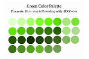Color Palettes Procreate Illustrator, a Palette Add-On by Atelier Fem (Thumbnail 9 of 12)