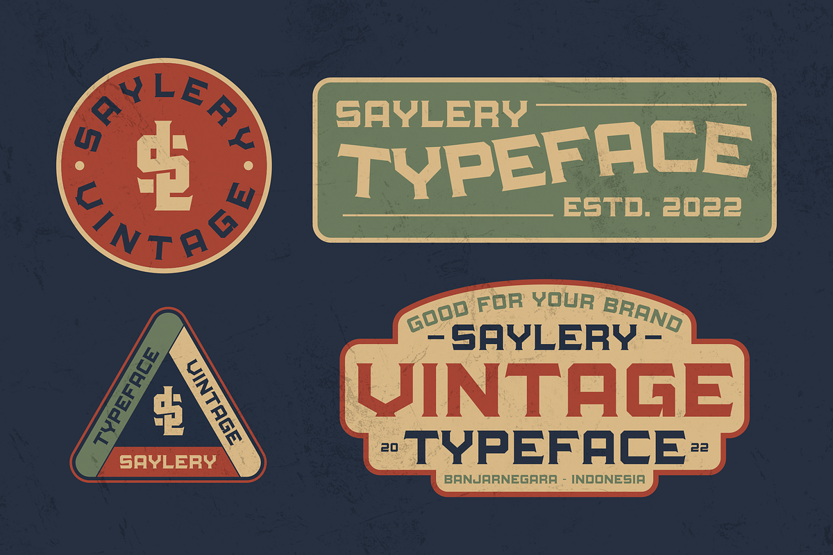 Saylery Typeface, a Sans Serif Font by 24Design Studios (Photo 2 of 9)