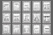Mushroom Coloring Pages Set 63 Pages, a Food Illustration by Blue Digital Studio (Thumbnail 4 of 4)