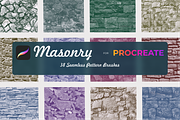 Masonry for Procreate X5, a Brush Add-On by Graphics Resources (Thumbnail 10 of 12)