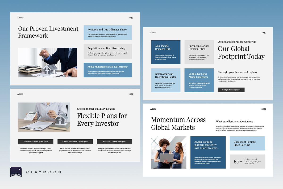 Real Estate Investment Presentation, a Presentation Template by Claymoon Lab (Photo 6 of 7)