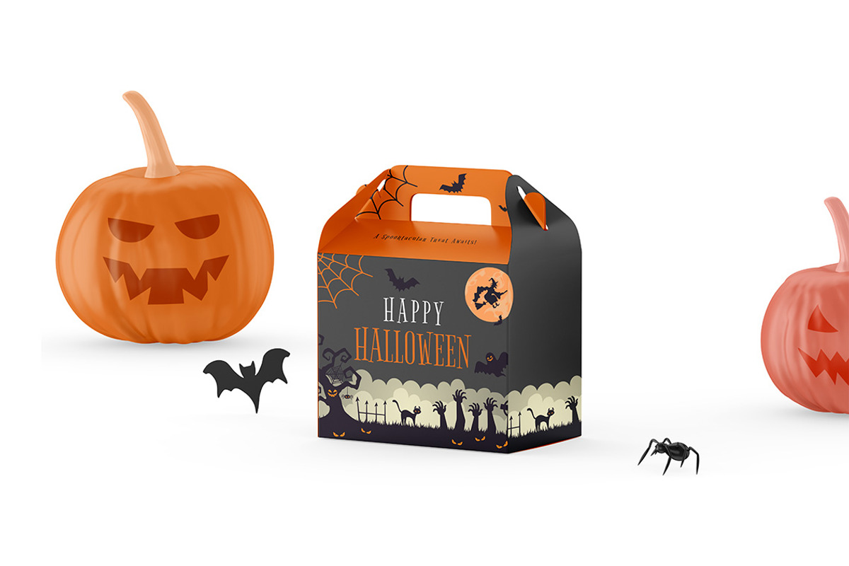 Halloween Box Mockups, a Packaging Mockup by Mockups Planet (Photo 3 of 5)