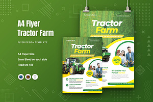 Tractor Farm Flyer, a Flyer Template by Fannan Studio