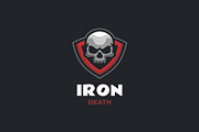 Mascot Skull Shield Logo Design, a Branding & Logo Template by Artnivora.Std (Thumbnail 1 of 2)