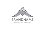 Angel Heart Custom Logo, a Branding & Logo Template by ARTE MIGUEL (Thumbnail 3 of 3)