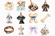 Watercolor Dog Breeds Clipart, an Illustration by Design Market (Thumbnail 5 of 5)