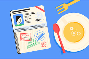 Passport Illustration Pack