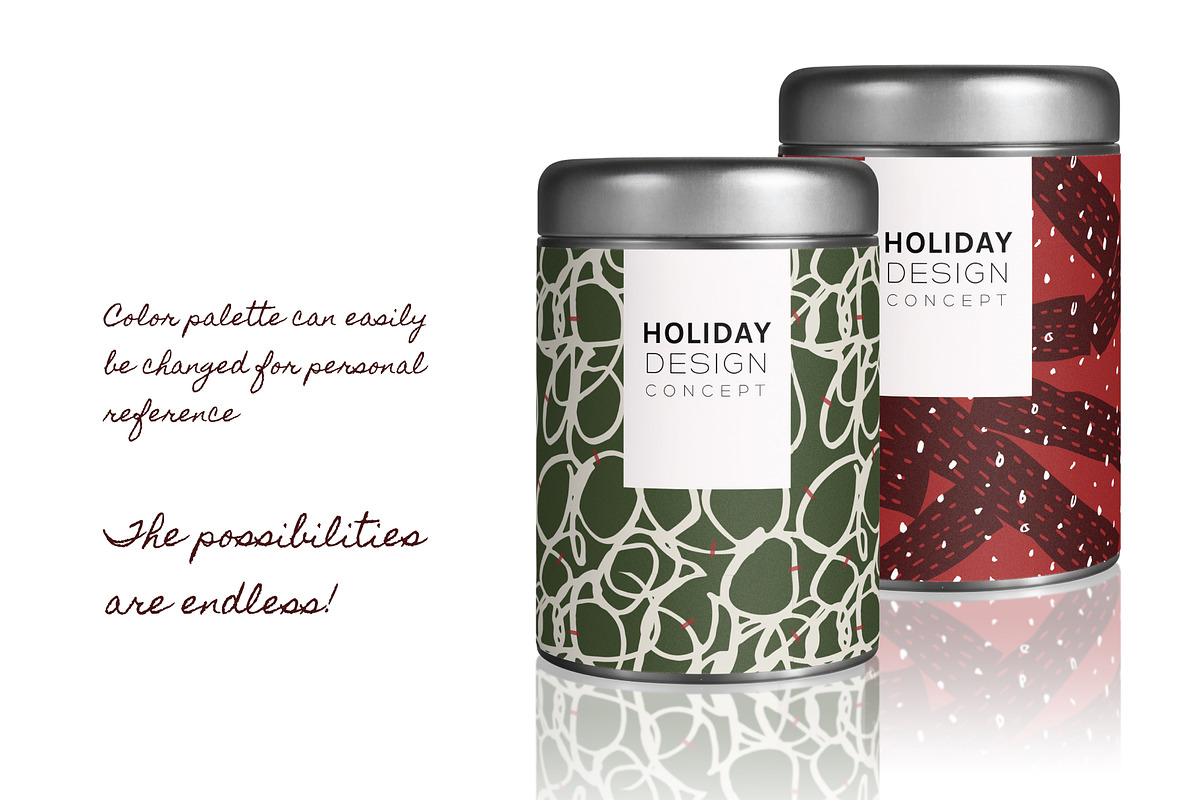 Modern Holiday | Patterns + Artboard, a Pattern Graphic by The Collective Studio (Photo 6 of 10)