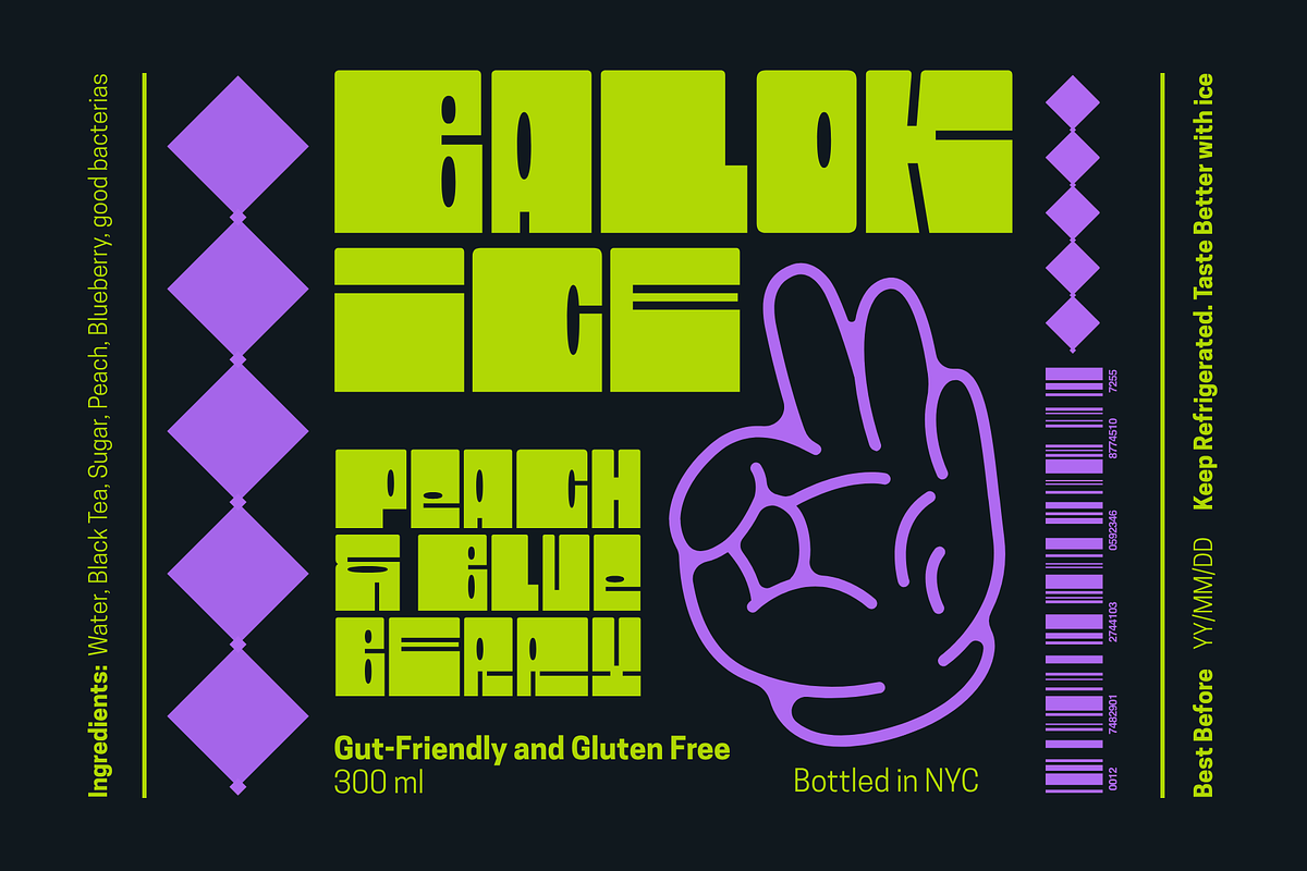 Heavy Block - A Chunky Display Font, a Sans Serif Font by Ainun Jinan (Photo 4 of 10)